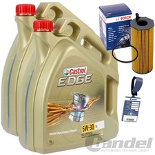 BOSCH ÖLFILTER SET+5W30 MOTORÖL für 2.7 3.0 TDI AUDI A4 B7 8 A6 C6 TOUAREG 7L