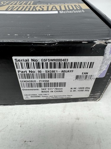 Asrock GENOAD8UD-2T/ X550 micro-ATX socket SP5 Single (GENOAD8UD-2T/ X550) - Picture 2 of 7