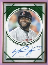 2018 TOPPS TRANSCENDENT AUTOGRAPHS EMERALD DAVID ORTIZ #TCADO #D 15/15 RED SOX