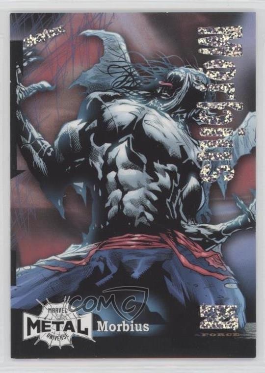2022 Upper Deck Marvel Metal Universe Spider-Man Z-Force Rave /100 Morbius 4et