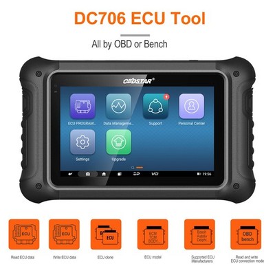 OBDSTAR DC706 E-CU EC-M TC-M Tool Full Version / MP001 Programmer /P003+ Adapter