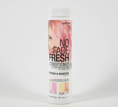 No Fade Fresh Color Depositing Conditioner LIGHT PINK 6.4 fl oz WHITE CAP