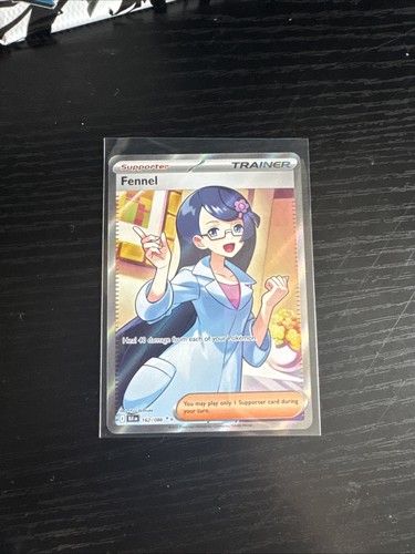 Fennel • Black Bolt 162/086 • Black Bolt Pokemon Card • Pack Fresh
