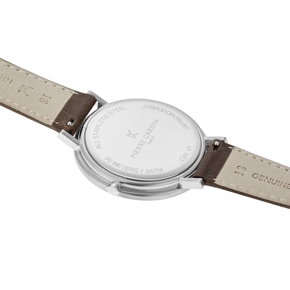 Pierre Cardin Belleville Park Braun Herren Armbanduhr CBV.1026 - Bild 3 von 4