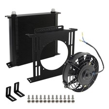 Universal 40 Row An10 Engine Oil Cooler 7 Fan Kit New Mounting Bracket Kit Bk