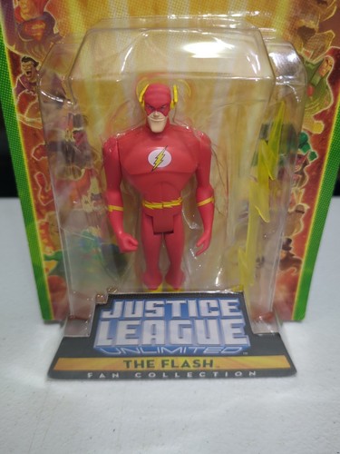 The Flash Justice League Unlimited DC Universe 4" Fan Collection NIP Barry Allen - Picture 2 of 5