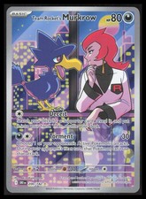 Team Rocket's Murkrow Illustration Rare SV10: Destined Rivals 200/182 NM