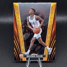 2024 Topps Finest Showstoppers Brandon Miller Rookie RC #SS-22 Hornets
