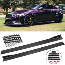 F&uuml;r Jaguar XE X-type Carbon Auto Seitenschweller Sideskirts Ans&auml;tz Side Skirts