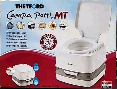 Thetford Campa Potti MT Portable Potty Toilet 12L/15L 92874 White RV Camping New