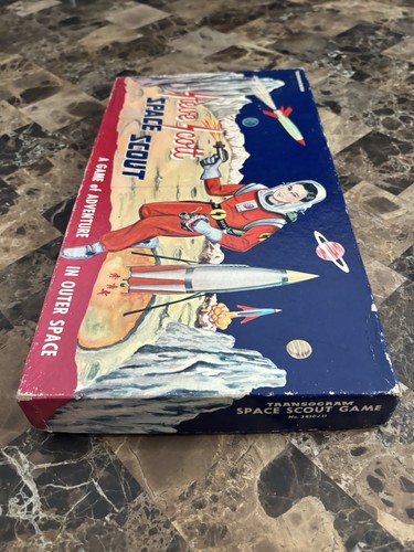 1952 Transogram Brettspiel STEVE SCOTT SPACE SCOUT SIGNIERT VON STEVE MIT FOTO!!! - Bild 13 von 16