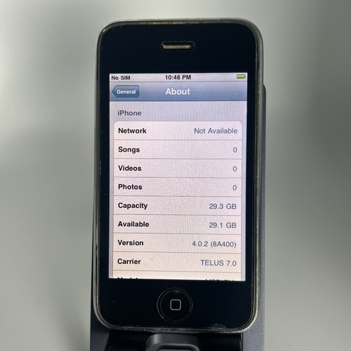 iPhone 3GS - iOS 4.0.2 (RARE) - 32GB - Works fine - Unlocked - Bild 2 von 5