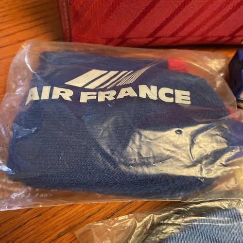 Vintage AIR FRANCE COMPLETE Airplane Amenity Bag Kit  CHARLES FRANTZ Le Club - Picture 2 of 11