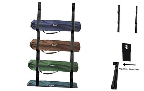 Camping Chair Wall Storage for Garage. This Organizer System Holds 4 chairs.
