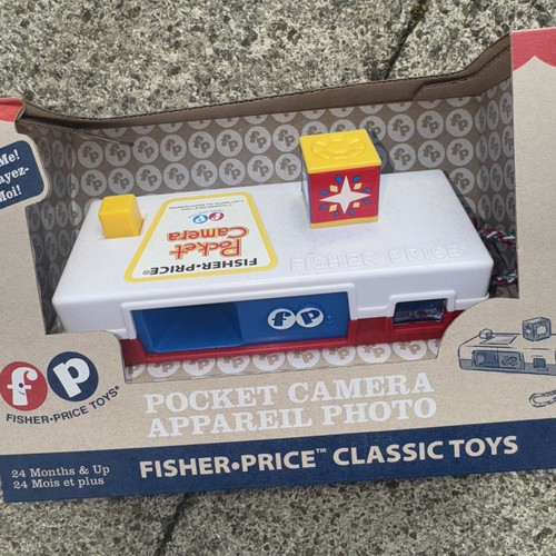FISHER PRICE CLASSIC POCKET CAMERA RETRO TOYS BRAND NEW BOXED PLAY CAMERA NEW - Picture 3 of 6