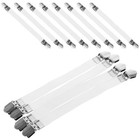  16 Stück elastische Bügelbezug-Befestigungselemente, Bügelbrettbezug-Clip,