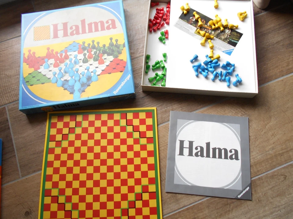 Halma (2 Spielflächen). Ravensburger 602 5 2602. Spielfiguren aus Holz. Wie neu! - Bild 2 von 4