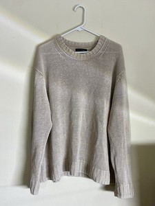 Banana Republic Men’s Inland 100% Linen Knit Crew Neck Sweater XL Earthen Khaki