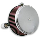 Arlen Ness Big Sucker Stage I Air Filter Kit Smooth Chrome 18321