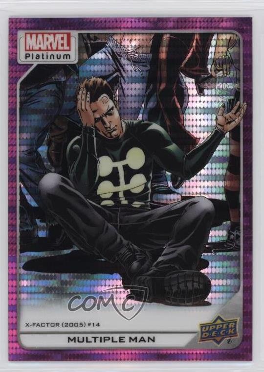 2023 Upper Deck Marvel Platinum High Series Pink Pulsar 23/33 Multiple Man mq5