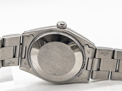 $13K ROLEX AIRKING Blue Tiffany & Co SS Mens Ladies 34mm MIDSIZE Watch SERVICED - Picture 5 of 6