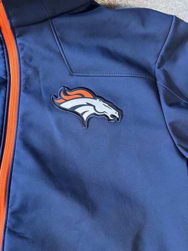 Giacca Nike On Field Denver Broncos Sideline Full Zip Large Blu Soft Shell nuova - Foto 2 di 7