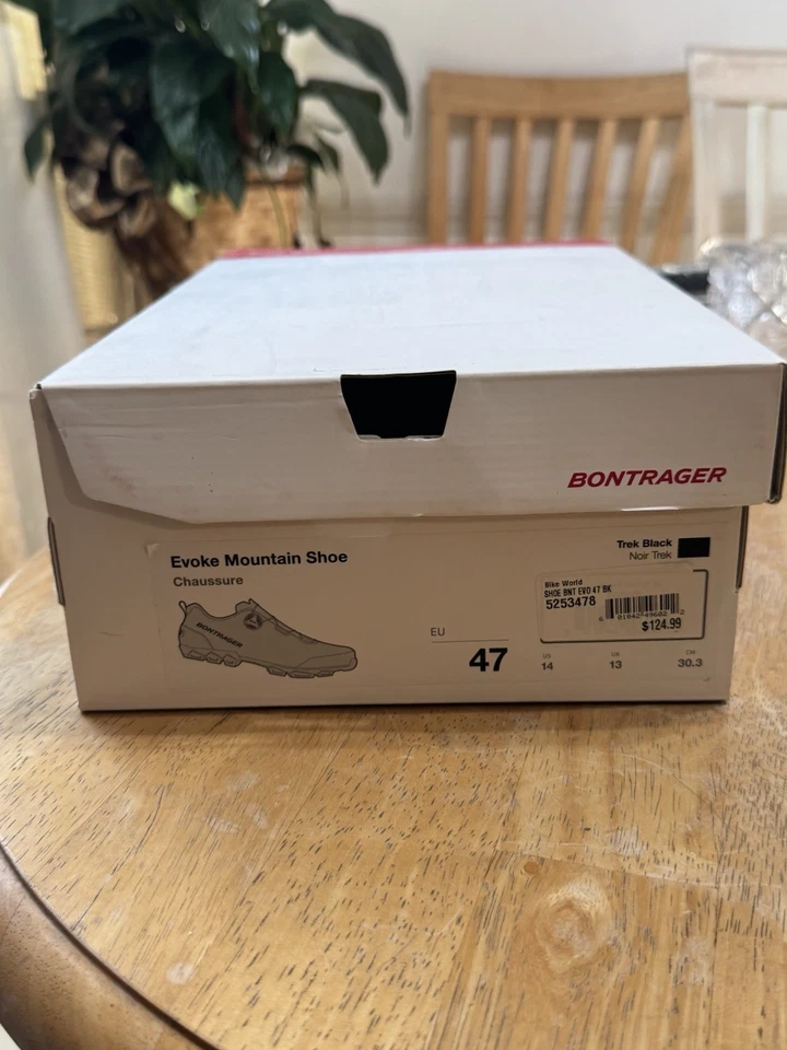 Zapatos de bicicleta de montaña Bontrager Evoke EU 47 US 14 Trek negros Foto 2 de 4
