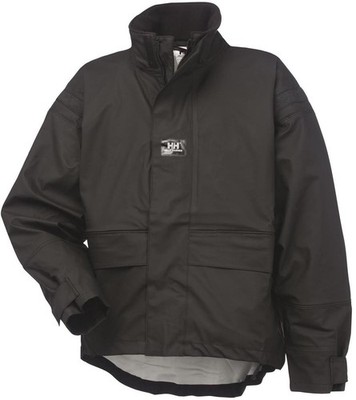 Helly Hansen 100% Waterproof Rain Jacket Heat Protection Flame Retardant - M