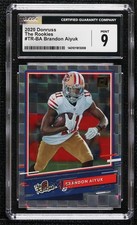 2020 Panini Donruss The Rookies Brandon Aiyuk #TR-BA CGC 9 Mint RC
