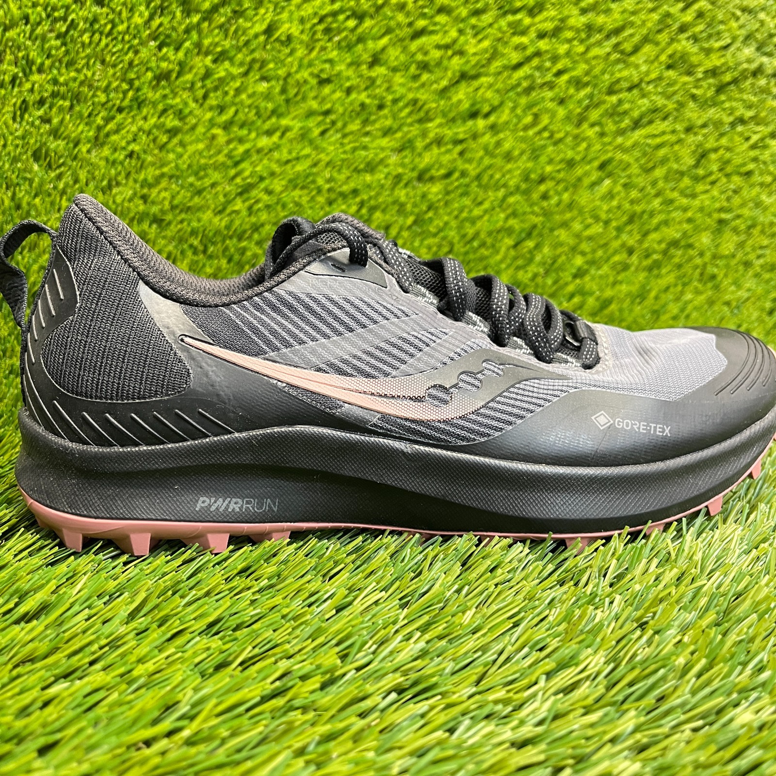 Zapatillas deportivas Saucony Peregrine 12 GTX para mujer talla 7 negras