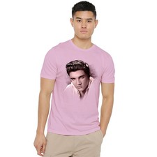 Elvis Presley The Stare Unisex T-Shirt S-4XL, Pink