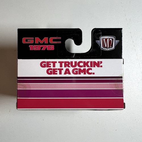 M2 Machines O'Reilly Exclusive 1976 GMC SIERRA GRANDE 15 S123 O'Reillys Pink HTF - Picture 2 of 4