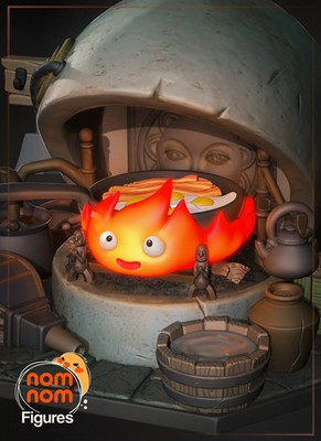 Chibi Calcifer Howls Moving Castle (Nomnom Figures)