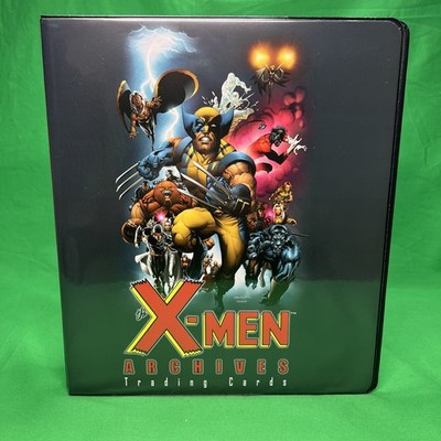 2009 The X-MEN ARCHIVES Trading Cards BINDER w/ PROMO CARD