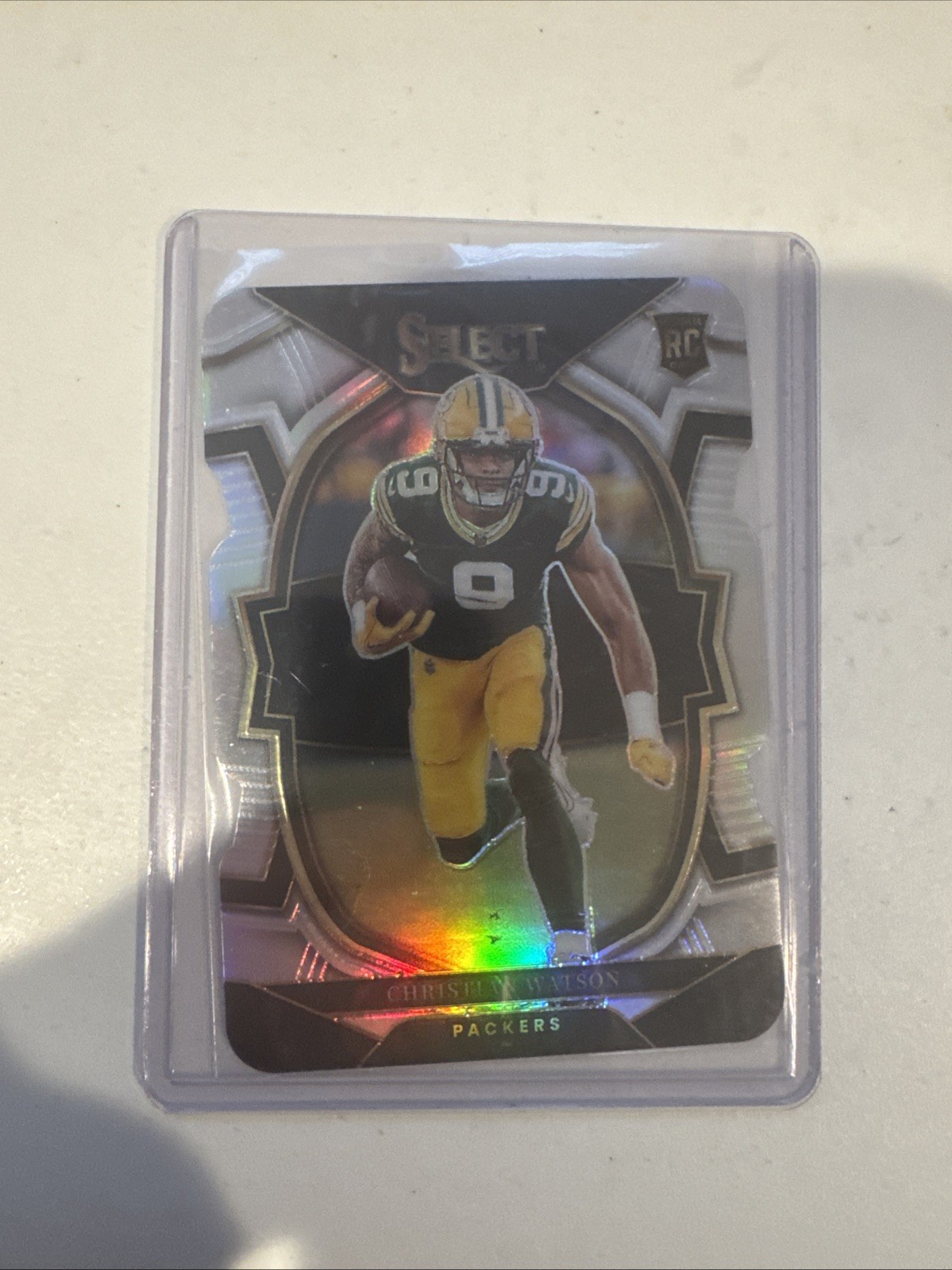 2022 Panini Select - Concourse Christian Watson #53 Silver Prizm Die-Cut #4337