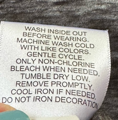 Rock & Republic Coors T-Shirt geknotet grau schwarz Space Dyed Paper Thin Tee Shirt - Bild 6 von 7