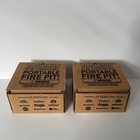 NEW City Bonfires Portable Compact Mini Firepits, 3-5 Hour Burn Time, Lot of 2