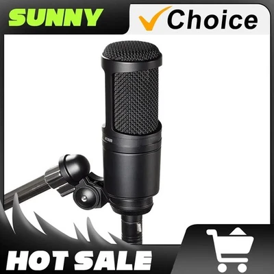 BRANDED Audio Technica AT-2020 Cardioid Condenser Microphone for Studio -