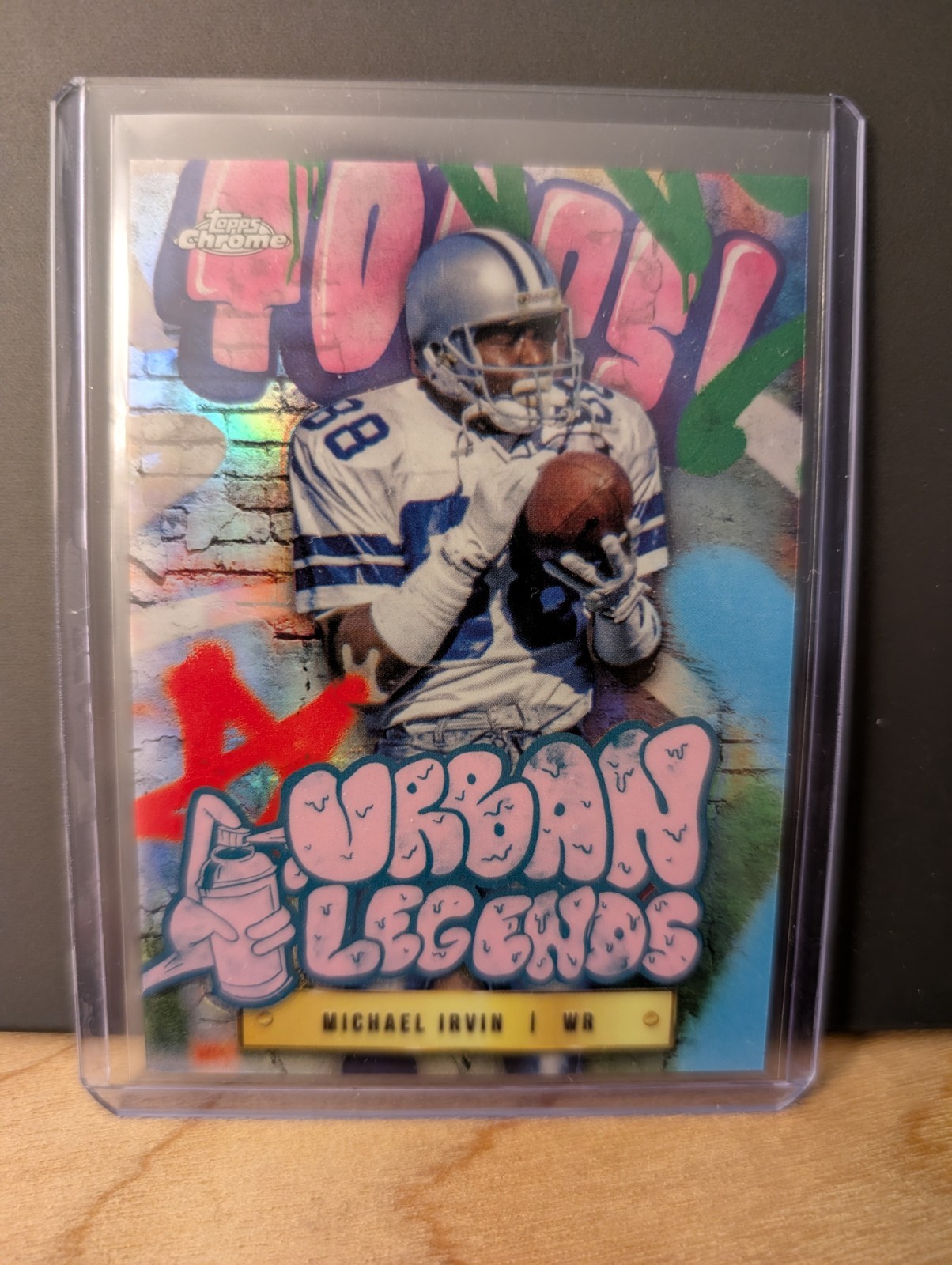 2024 Topps Chrome Michael Irvin #UL-8 Urban Legends Refractor SSP Case Hit