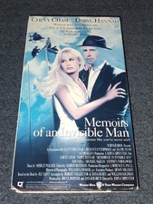 Memoirs Of An Invisible Man VHS Chevy Chase Satirical Romantic Comedy WB
