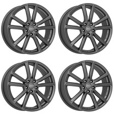 4 Alu Felgen AEZ Tioga graphite 7.0Jx17 5x112 für Audi A3 A4 A6 Q2 Q3 Q5 TT