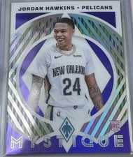 JORDAN HAWKINS 2023-24 Panini Phoenix Mystique #1 PURPLE /75 Rookie Card RC