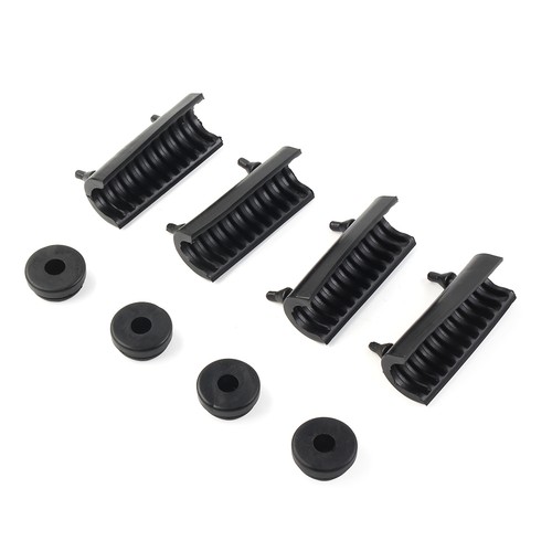 Gummitüllen-Stützkissen Hartschalen-Satteltasche für Harley Touring Street Glide - Bild 4 von 10