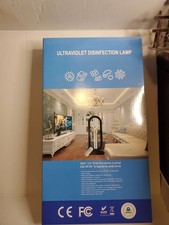 Ozone Disinfection Ultraviolet Sterilization Germicidal Light Lamp Blck -untestd