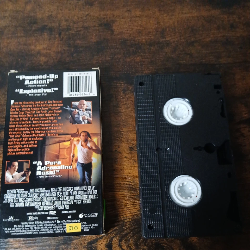 Con Air | Nicolas Cage, John Cusack, John Malkovich | 1997 | VHS - Image 2 of 2