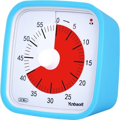 Visueller Timer Yunbaoit 60 Minuten Countdown Timer mit Alarm Leises