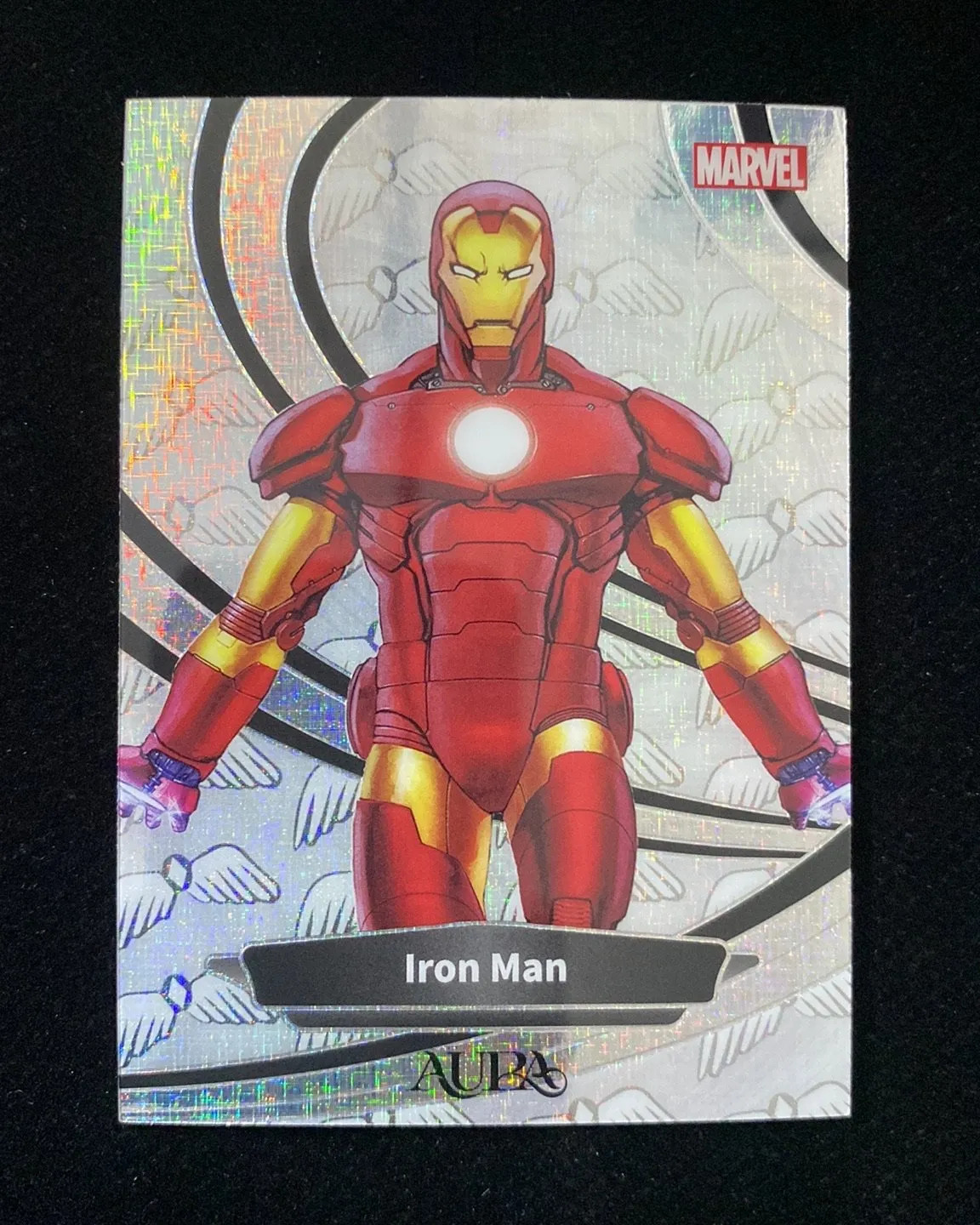 2025 Kakawow Aura Marvel Angel Refractor Card #AM-IA-54 Iron Man 213/390 J12