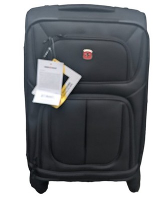 Swiss Gear Sion Softside Erweiterbares Rollgepäck, schwarz, Rollkoffer L - 73cm