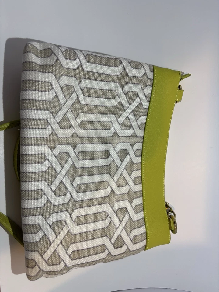 bolsa spartina 449 daufuskie island verde limão e bronzeado - Imagem 2 de 4