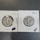 Standing Liberty Quarter 1925 & 1929 Silver 25C Lot of 2 #311